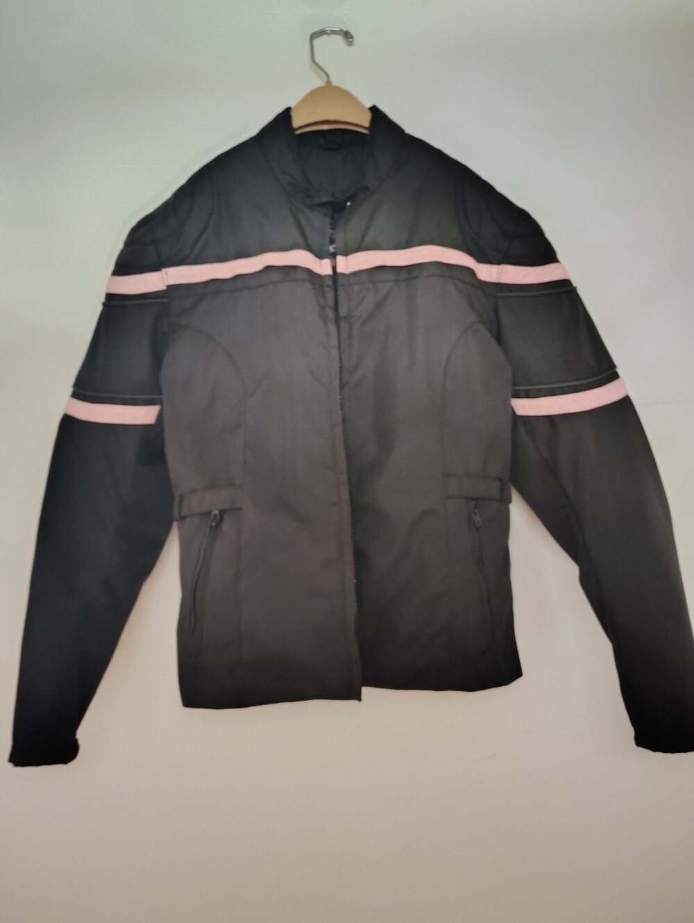 Women's Black And Pink Revolution Gear M Motorcycle Jacket